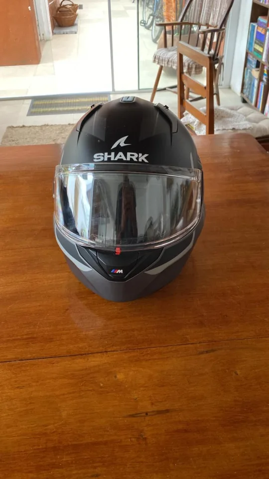 Capacete de Moto Shark NOVO, tamanho 58. Acompanha pinlock