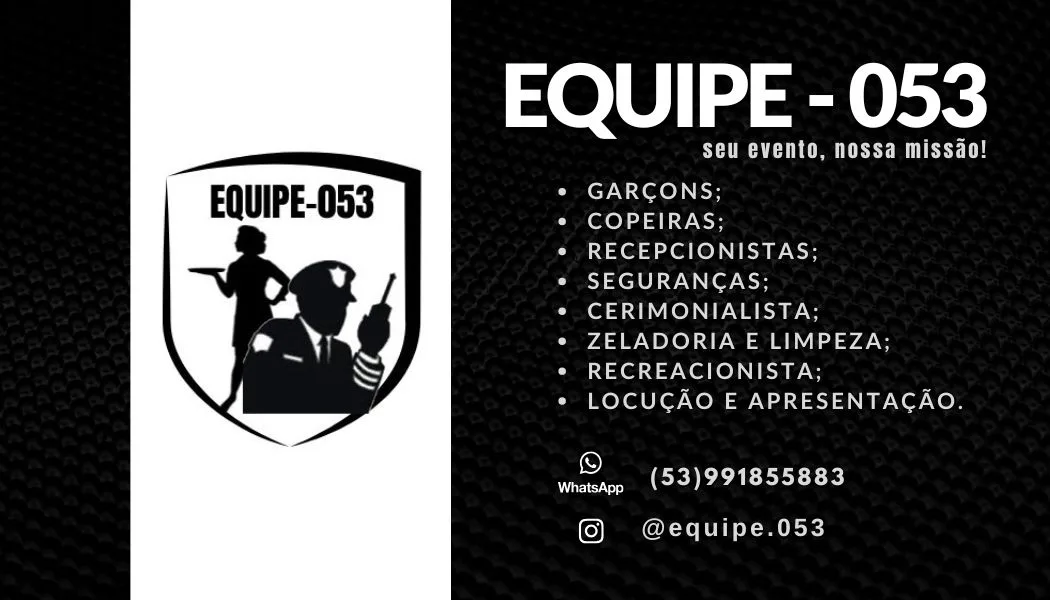 Equipe 053 - Seu evento, nossa missão!