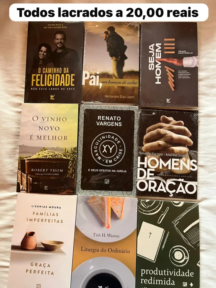 Livros lacrados