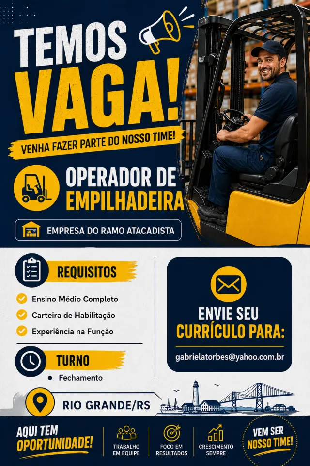 Operador de empilhadeira