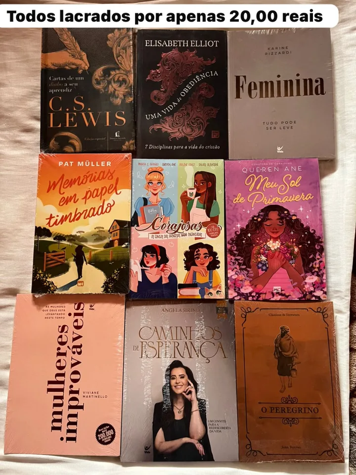 Livros lacrados