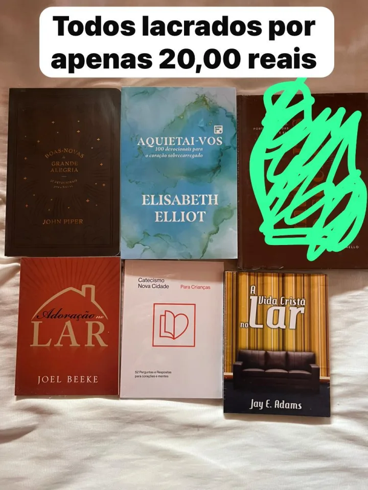 Livros lacrados