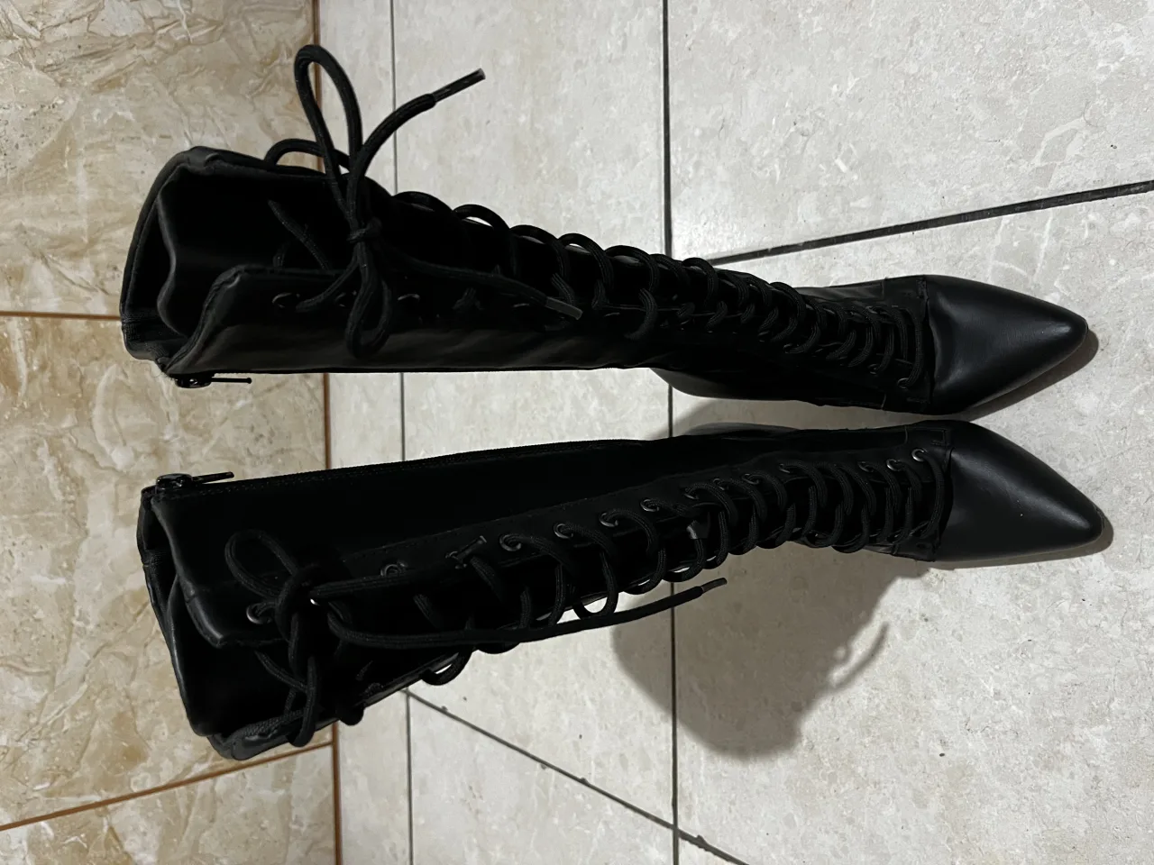 Bota feminina couro