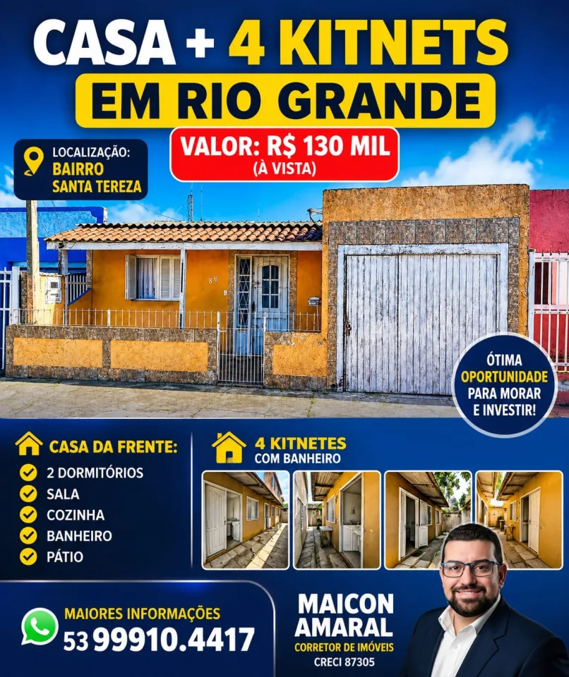 CASA EM RIO GRANDE